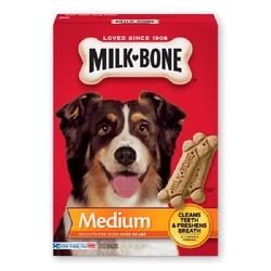 Milk-Bone 10079100514103 Dog Treat Medium Breed Biscuit Flavor 24 oz