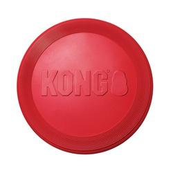 KONG Classic KF3 Dog Toy, L, Flyer, Rubber, Red