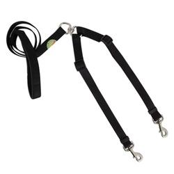 Aspenpet 23626 Adjustable Leash, 60 to 70 in L, 1 in W, Black, Fastening