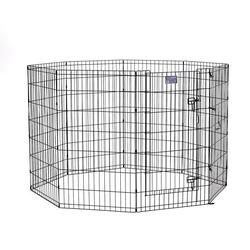MidWest 556-42DR Pet Exercise Pen 16 ft OAL 24 in OAW 42 in OAH Metal
