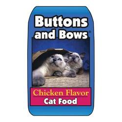 Buttons and Bows 10224 Cat Food Chicken Flavor 20 lb Bag