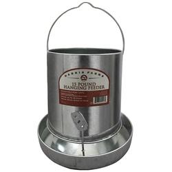 Harris Farms 4217 Chicken Feeder 15 lb Capacity Rolled Edge Steel