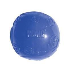 KONG Squeezz PSB1 Dog Toy, L, Squeaker Toy, Ball, Rubber,