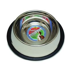 HiLo 57664 Pet Feeding Dish, 64 oz Volume, Stainless Steel