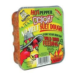 C&S Delight CS12553 No-Melt Bird Suet Dough Hot Pepper Flavor 11.75 oz