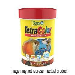 Tetra TetraColor 77160 Fish Food Flakes Tropical 1 oz Jar
