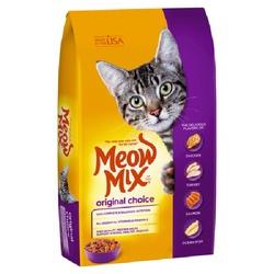 Meow MIX 00829274502252 Dry Cat Food Chicken Ocean Fish Salmon Turkey