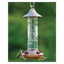 Audubon NA35240 Hummingbird Feeder 14 oz Nectar 4-Port/Perch Glass
