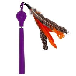 PETMATE Jackson Galaxy 31121 Air Prey Wand, One-Size, Purple