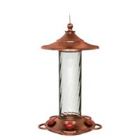 More Birds More Birds 34 GLO Hummingbird Feeder Glass/Metal 10.58 in H