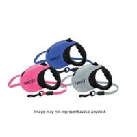 RUFFIN IT 98607 Retractable Leash 10 ft L Blue/Gray/Pink S Breed