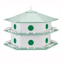 HEATH AH-12D Bird House 12 in W 6 in D 14 in H Hexagon Aluminum Light