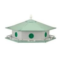 HEATH AH-6D Deluxe Bird House Hexagon Aluminum Pole Mounting