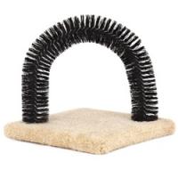 Ware 10988 Brush-N-Scratch Scratcher, 14 in L, 14 in W, 14-1/2 in H, Nylon