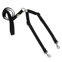 Aspenpet 23626 Adjustable Leash, 60 to 70 in L, 1 in W, Black, Fastening
