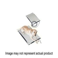 FARM INNOVATORS HM-100L Heated Pet Mat, 29 in L, 24 in W, ABS Cover, Black