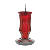 Perky-Pet 8139-2 Hummingbird Feeder Ruby Starburst Vintage 16 oz