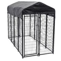 Lucky Dog CL 60548 Uptown Wire Kennel 8 ft OAL 4 ft OAW 6 ft OAH Steel