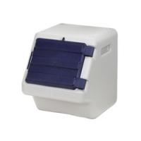 Bergan 11739 Stack-n-Stor Food Storage, 18 gal Capacity, Plastic, Beige/Navy