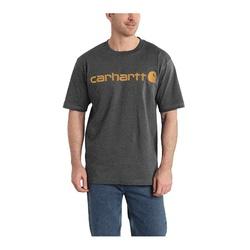 Carhartt K195-CRH-XL-R Logo T-Shirt XL Cotton/Polyester Carbon Heather