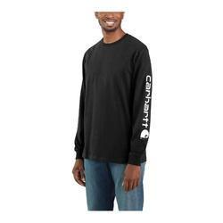 Carhartt K231-BLK M-R T-Shirt M Cotton Black Carhartt Signature Logo