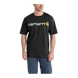 Carhartt K195-BLK-XL-R Logo T-Shirt XL Cotton Black Carhartt Signature