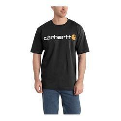 Carhartt K195-BLK-L-R Logo T-Shirt L Cotton Black Carhartt Signature