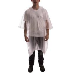 TINGLEY P68800 Poncho One-Size PVC Clear Attached Collar