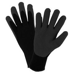 WEST CHESTER 93054/L Coated Gloves Mens L Elastic Knit Wrist Cuff Latex