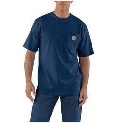 Carhartt K87-413-2XL-R T-Shirt 2XL Cotton/Polyester Dark Cobalt Blue