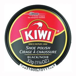 Kiwi 10111 Shoe Polish Black Paste 1.125 oz Can