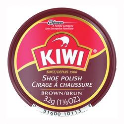 Kiwi 10113 Shoe Polish Brown Paste 1.125 oz Can