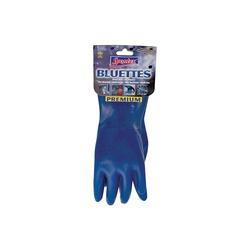 SPONTEX 20005 Household Protective Gloves XL Longer Cuff Neoprene Blue