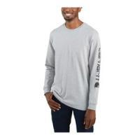 Carhartt K231-HGY-L-R Graphic T-Shirt L Cotton/Polyester Heather Gray