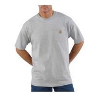Carhartt K87-HGY-2XL-R T-Shirt 2XL Cotton/Polyester Heather Gray