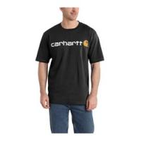 Carhartt K195-BLK-XL-R Logo T-Shirt XL Cotton Black Carhartt Signature