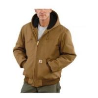 Carhartt Sandstone J140-BRNREGXLA Duck Active Jacket XL Cotton Duck
