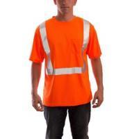 TINGLEY Job Sight S75029.LG High-Visibility T-Shirt L Polyester