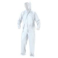 Coleman 2000014971 2-Piece Rainsuit L PVC Clear Snap Zipper Closure