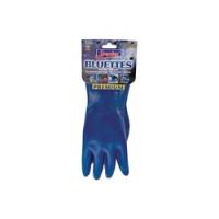 SPONTEX 20005 Household Protective Gloves XL Longer Cuff Neoprene Blue