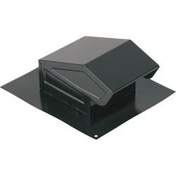 NuTone 636 Roof Cap Steel Black Baked Enamel For 3 or 4 in Round Duct