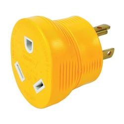 CAMCO 55333 Power Grip Adapter 30 A Female 30 A Male 125 V Male Female