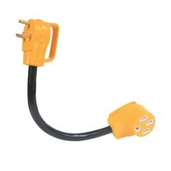 CAMCO 55183 Power Grip Adapter 50 A Female 30 A Male 125 V Male Female