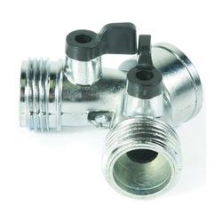 CAMCO 20113 Shut-Off Valve Male x Male Metal Silver