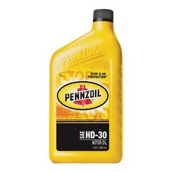 Pennzoil 550034991/3539 Motor Oil 30WT 1 qt Bottle