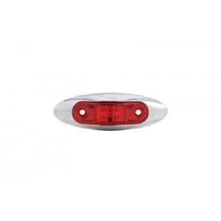 URIAH PRODUCTS UL168101 Marker and Clearance Light with Chrome Bezel LED