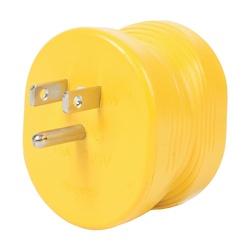 CAMCO 55223 Power Grip Adapter 30 A Female 15 A Male 125 V Male Female