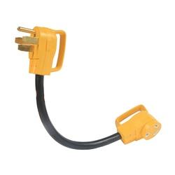 CAMCO 55173 Power Grip Adapter 30 A Female 50 A Male 125 V Male Female