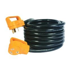 CAMCO 55191 Extension Cord 10 ga Cable 25 ft L Male Female Black Jacket