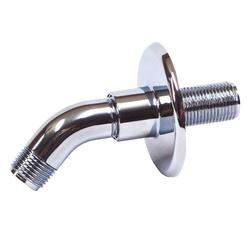 US Hardware P-040C Shower Arm 1/2 in Connection NPT Plastic Chrome